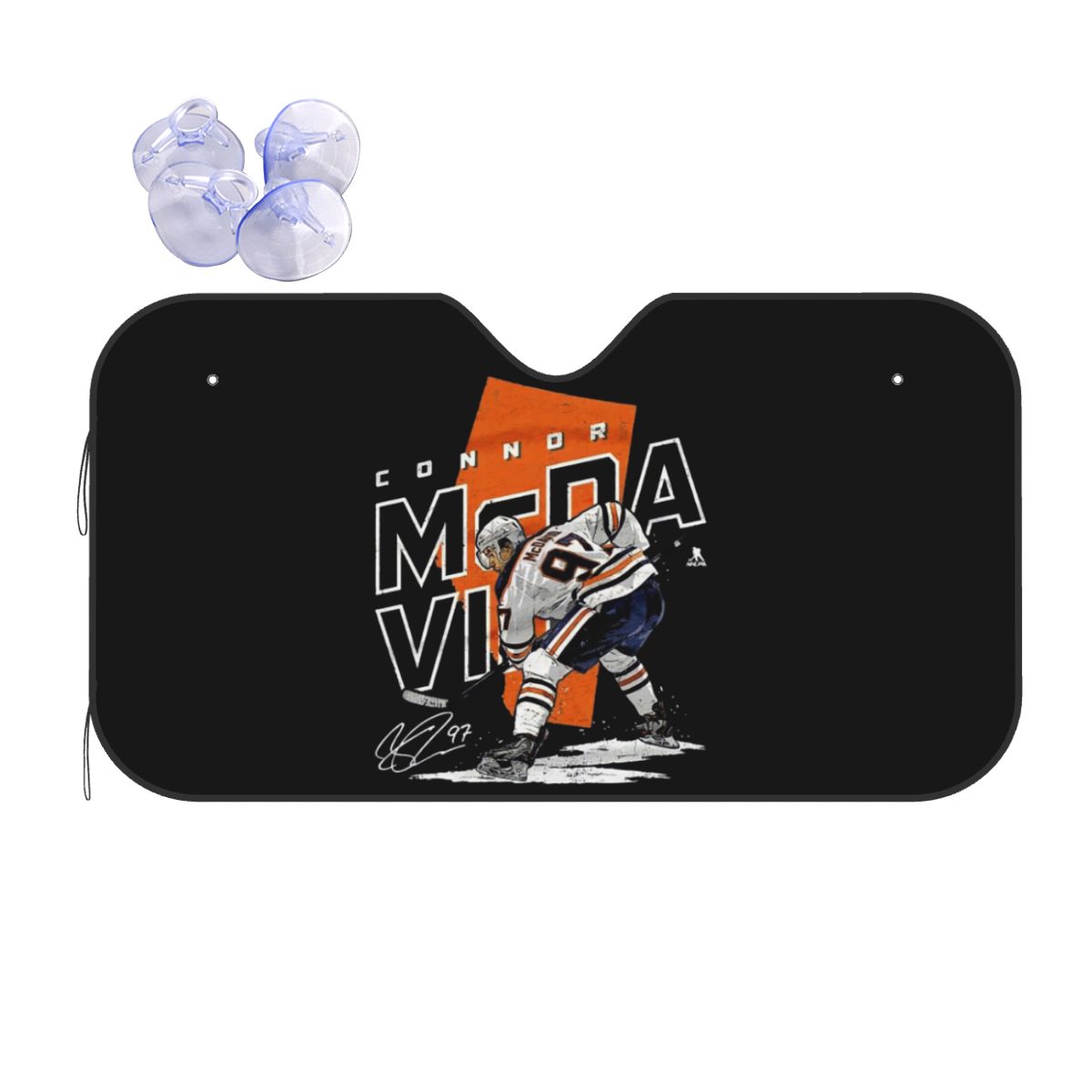 Car Accessories Edmonton - Connor McDavid 97 Osłona przeciwsłoneczna na