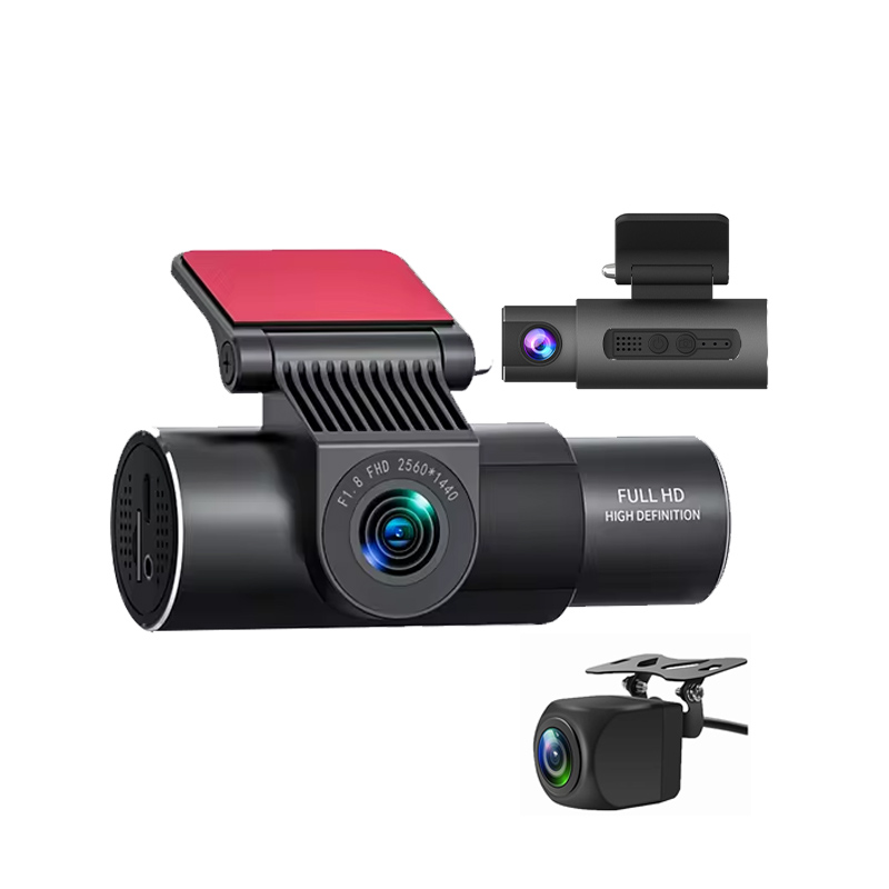 Car Dash Cam - Ukryte 3 Kamery 2K Kamera Samochodowa