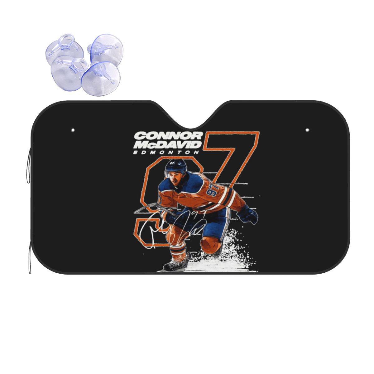 Car Accessories Edmonton - Connor McDavid 97 Osłona przeciwsłoneczna na