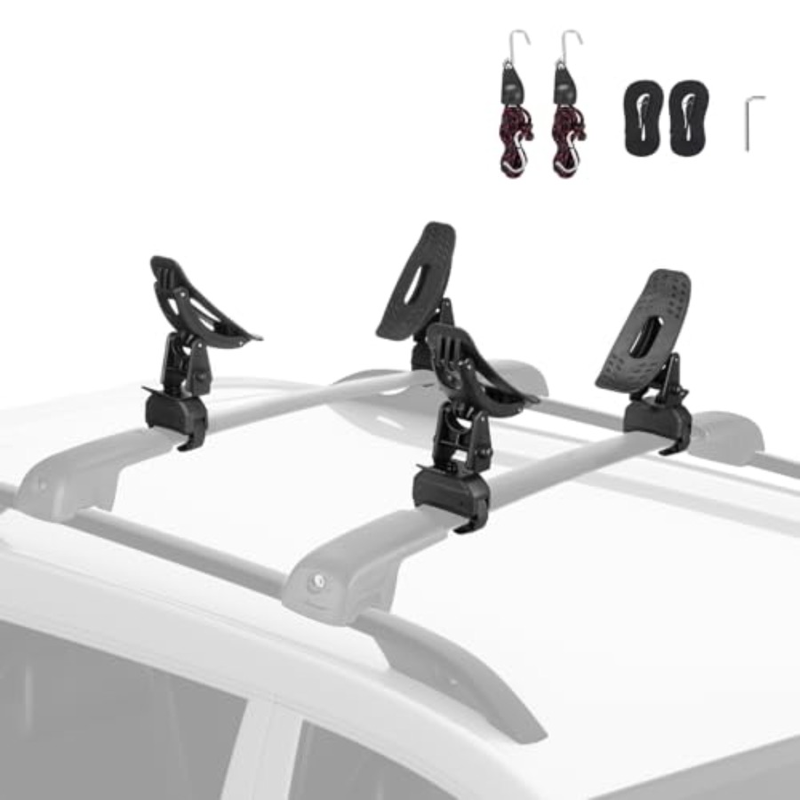 Car Roof Rack Cross Bar - Uchwyty dachowe do kajaków, zestaw do