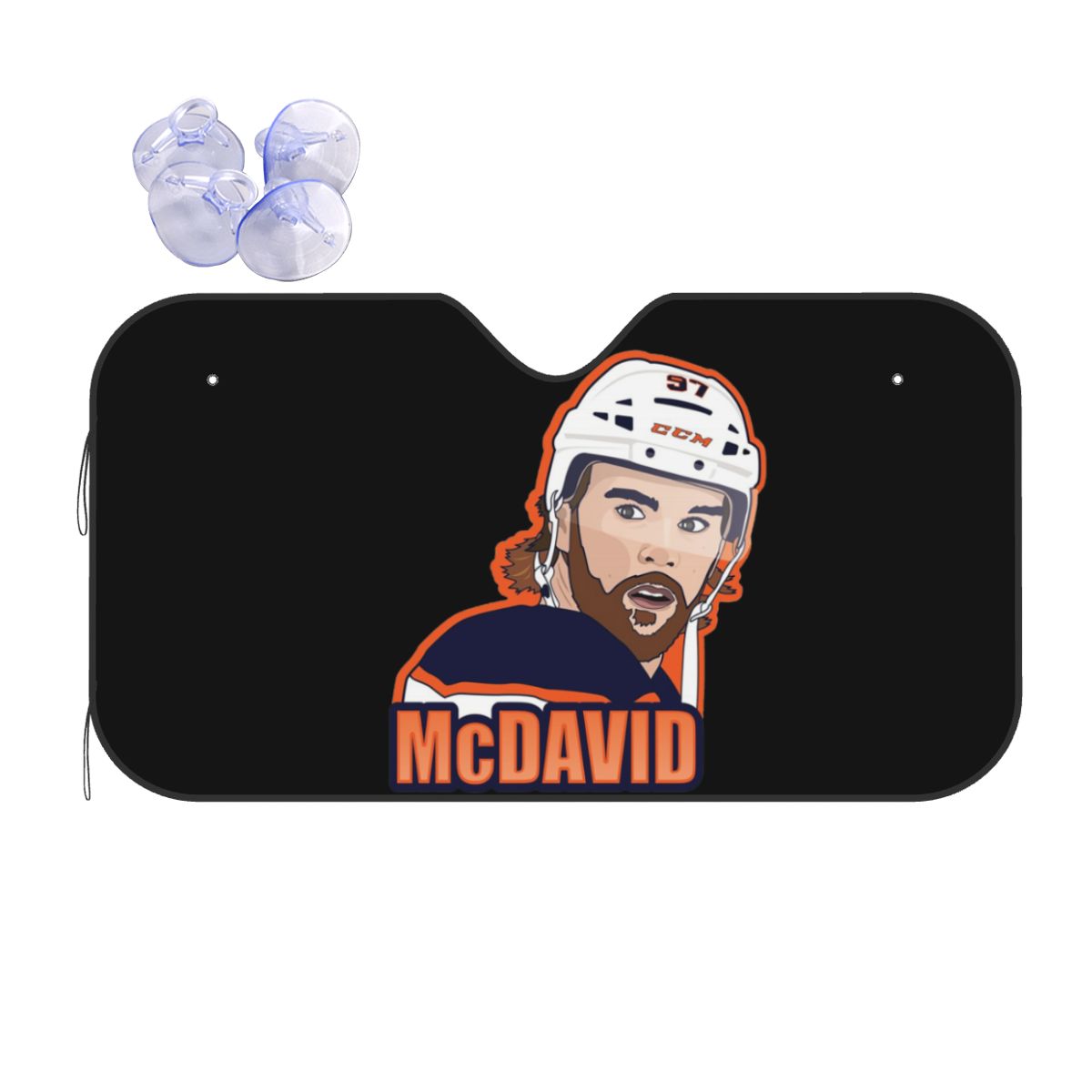 Car Accessories Edmonton - Connor McDavid 97 Osłona przeciwsłoneczna na