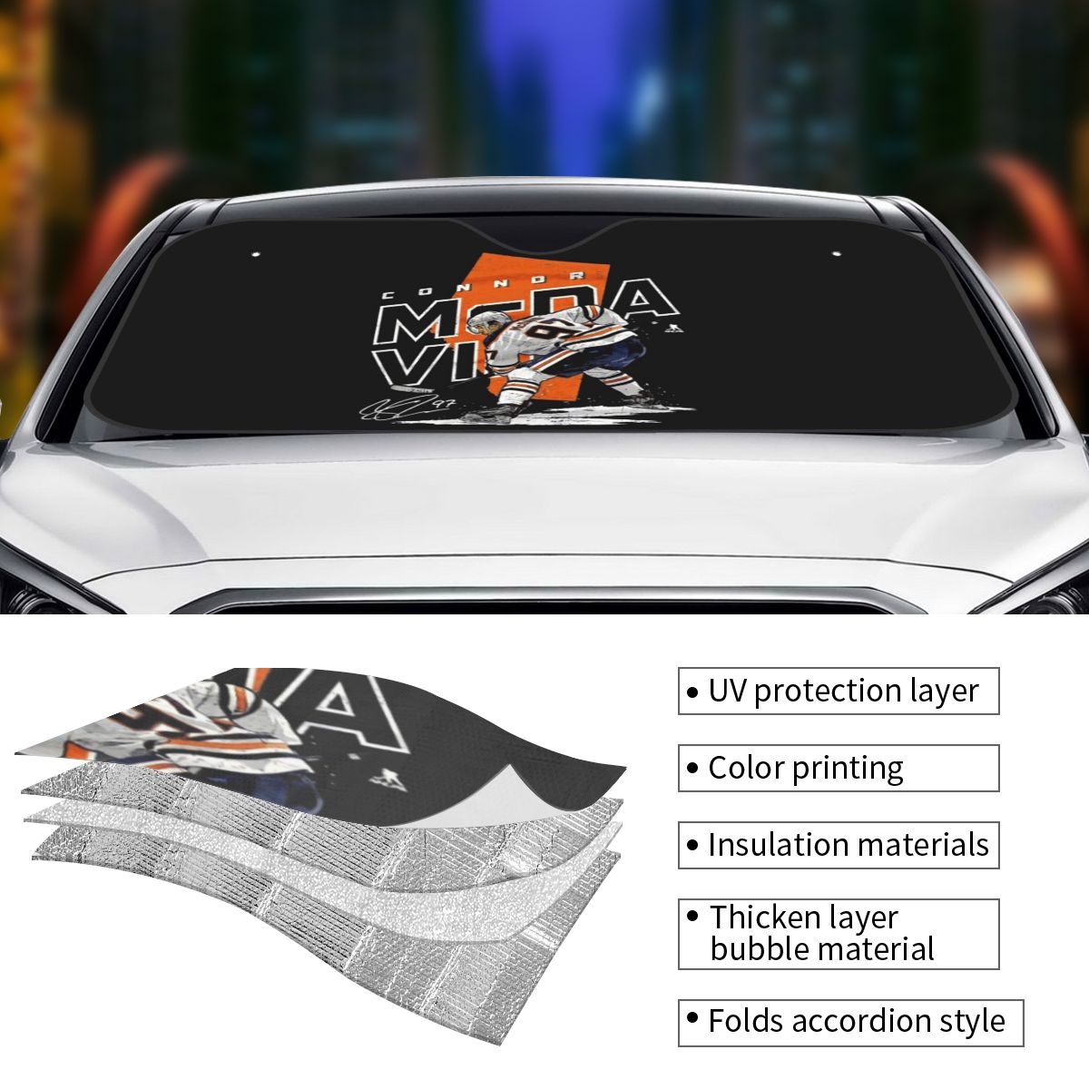 Connor McDavid 97 Osłona przec – Car Accessories Edmonton recenzja i cena