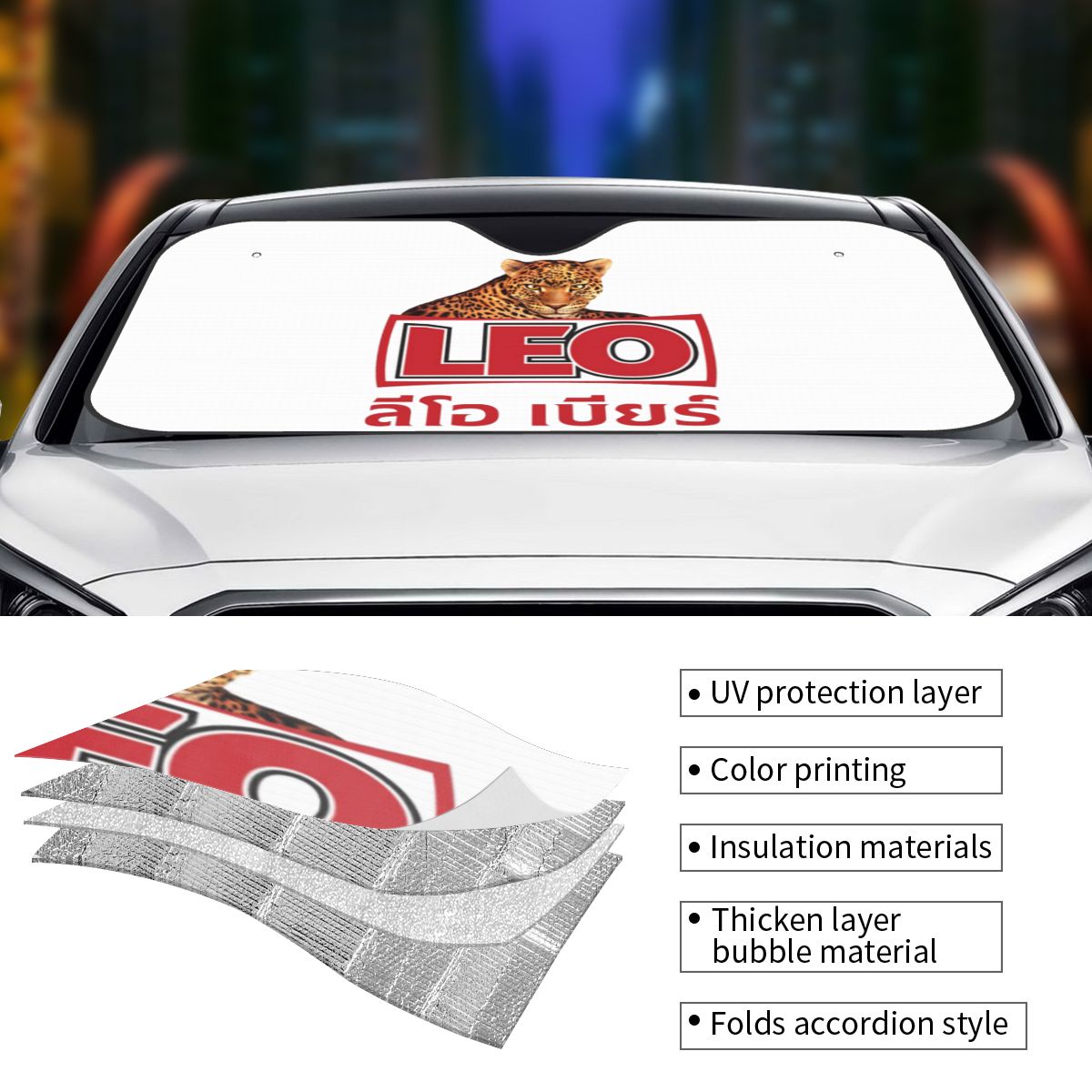 Osłona przeciwsłoneczna na prz – Car Accessories Bangkok recenzja i cena