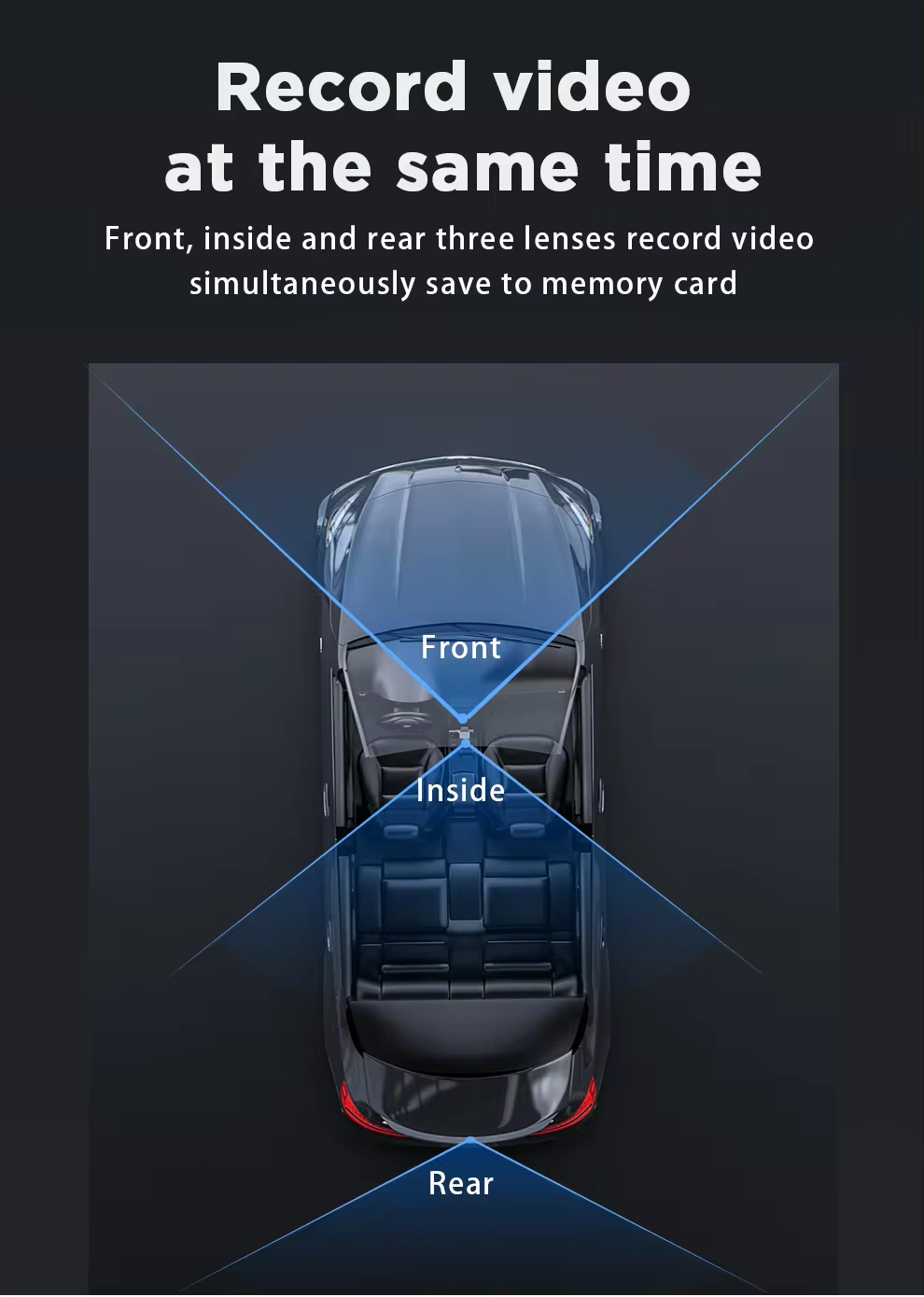 Ukryte 3 Kamery 2K Kamera Samo – Car Dash Cam recenzja i cena