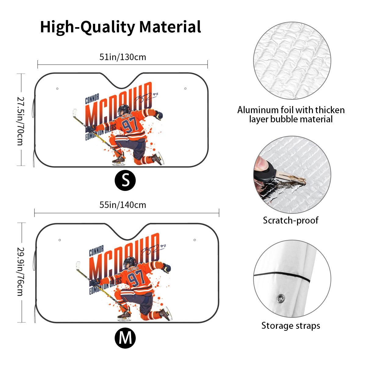 Connor McDavid 97 Osłona przec – Car Accessories Edmonton recenzja i cena
