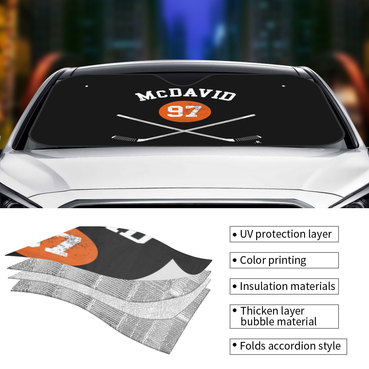 Connor McDavid 97 Osłona przec – Car Accessories Edmonton recenzja i cena