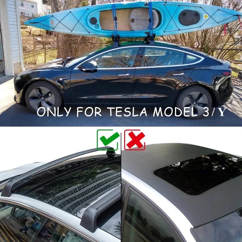 Dla Tesla Model Y / Model 3 20 – Car Roof Rack Cross Bar recenzja i cena