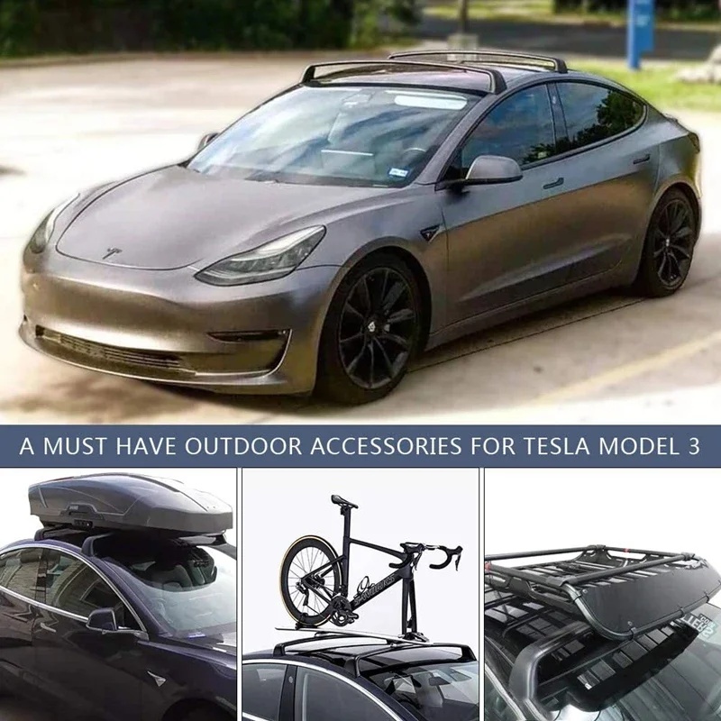 Dla Tesla Model Y / Model 3 20 – Car Roof Rack Cross Bar recenzja i cena