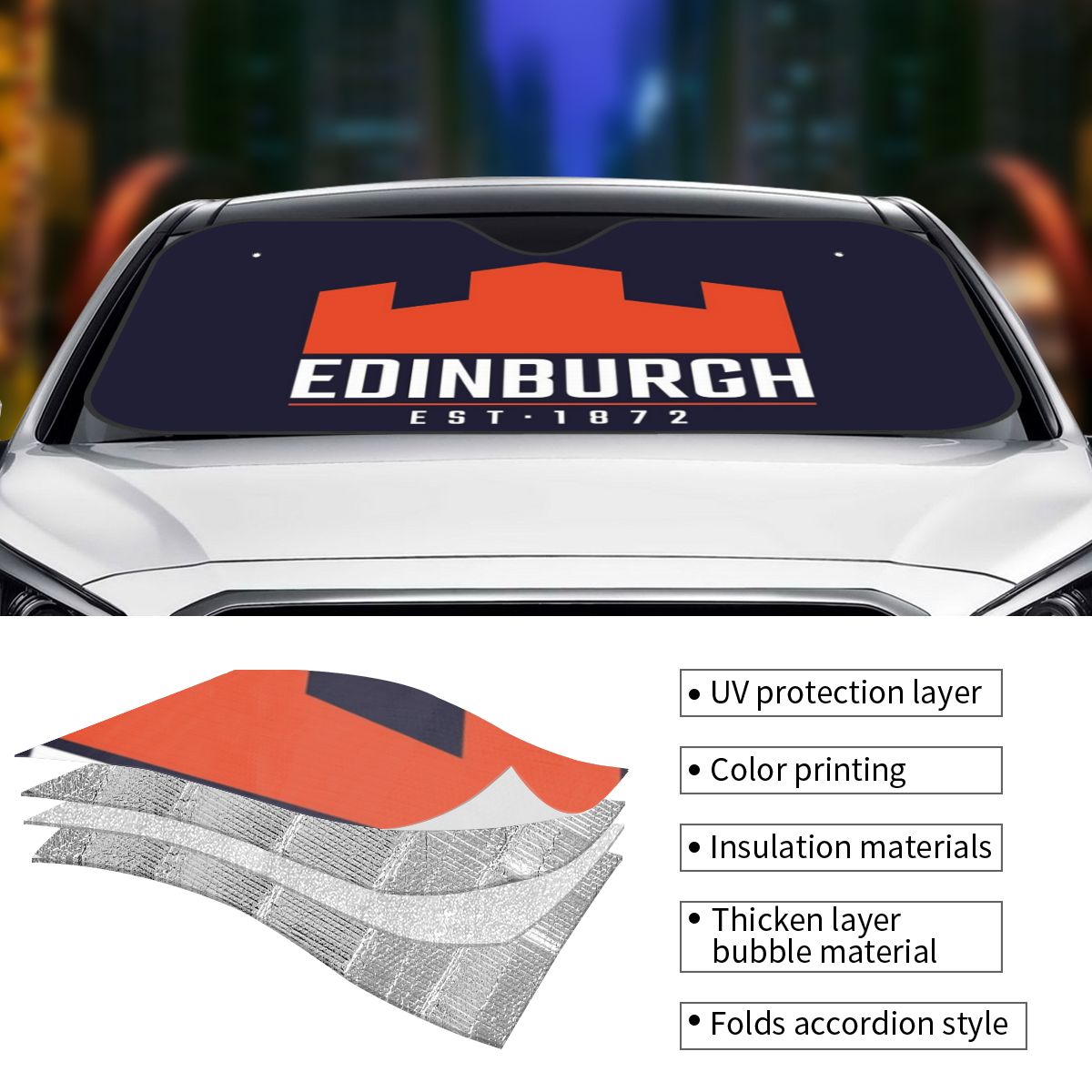 Osłona przeciwsłoneczna na prz – Car Accessories Edinburgh recenzja i cena