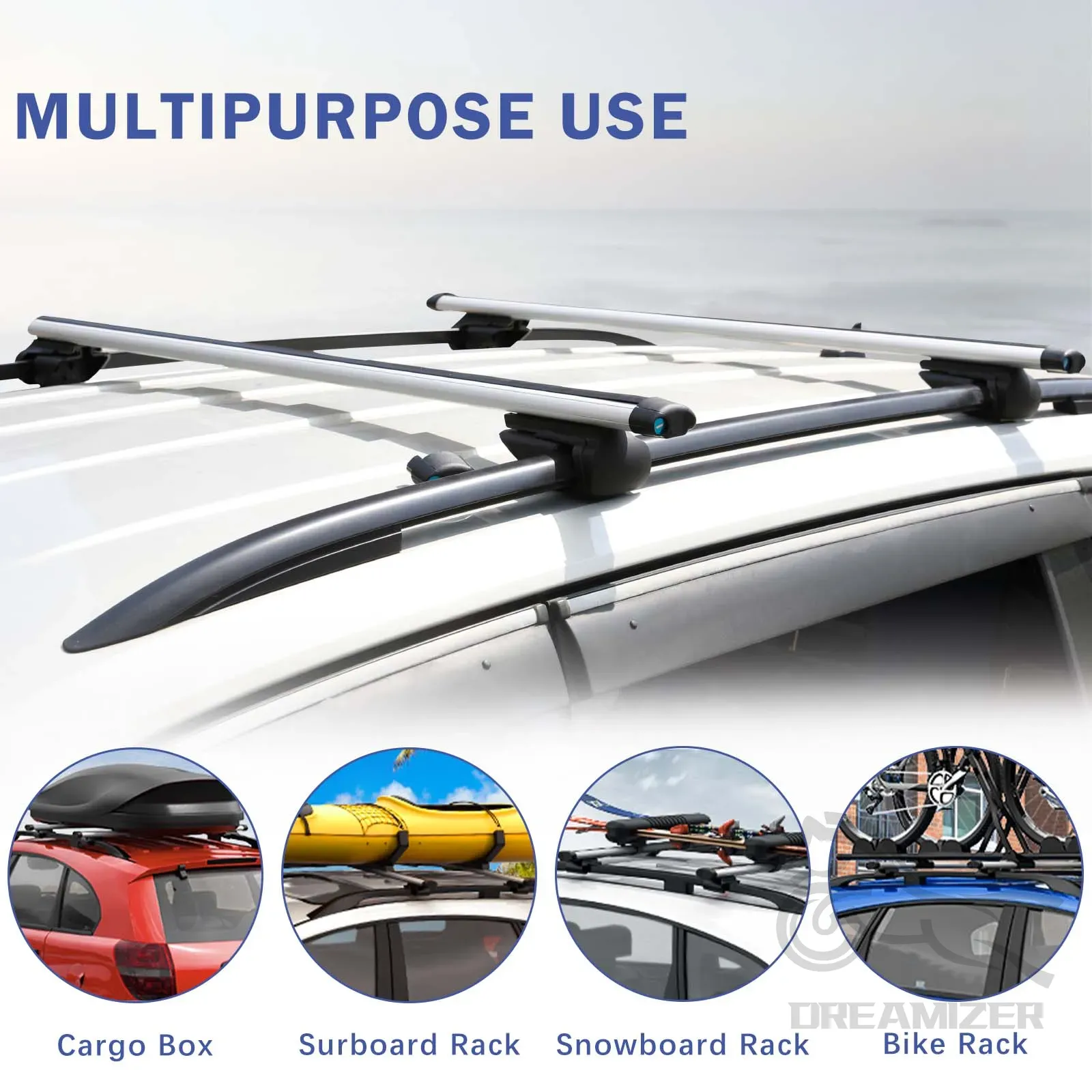 48-calowe aluminiowe poprzeczk – Car Roof Rack Cross Bar recenzja i cena