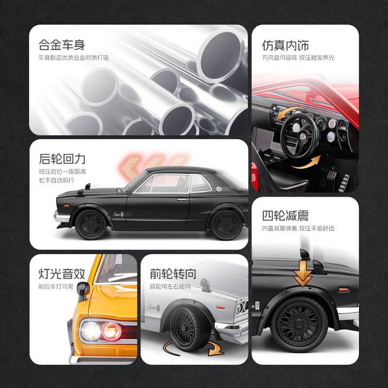 1:22 Nissan Skyline GT-R Hakos – Car Accessories Company recenzja i cena